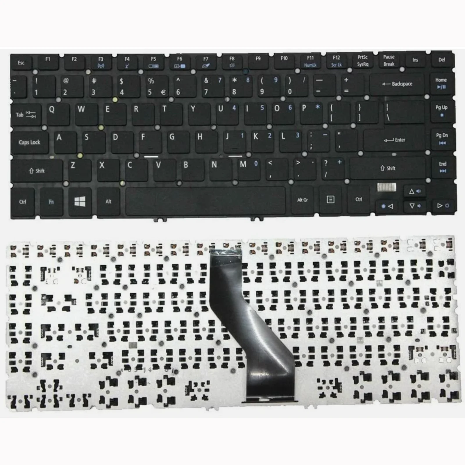 US Layout for Acer Aspire R3-431 R3-431T R3-471 R3-471T TravelMate P446 P645-M/MG/S TMP645 Laptop Keyboard No backlit
