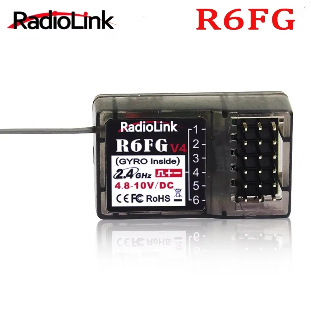 RadiolinkR6FG2.4GHz6ChannelFHSSRevitoreRadioControlloGioIntegrantPerRC4GSRC3S,RC4GT8FBTrasmettitore