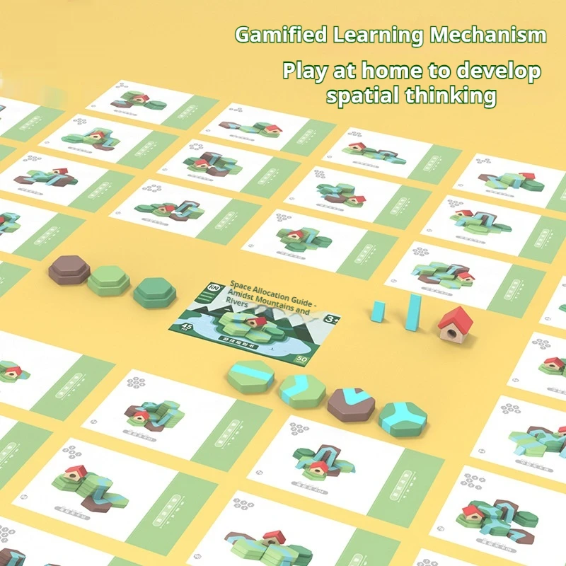 مكعبات بناء متعددة الوظائف ألعاب تعليمية تحت عنوان الفضاء بناء ذكي ألعاب خشبية كبيرة تجميع مجاني