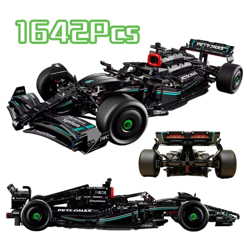 1642Pcs NEW F1 Performance Building Blocks Super Sports Car Vehicle Model  Assembly Toys Bricks for Kids Christmas Gifts