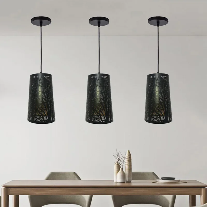 Fast deliver led chandelier lamp with black good looking indoor pendnat chandelier fixture light vintage cover so nice