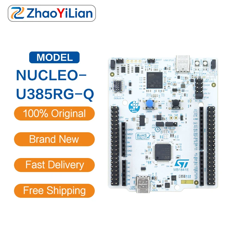 For NUCLEO-U385RG-Q STM32U385RG Cortex M33 TrustZone Ultra Low Power Nucleo 64 Development Board