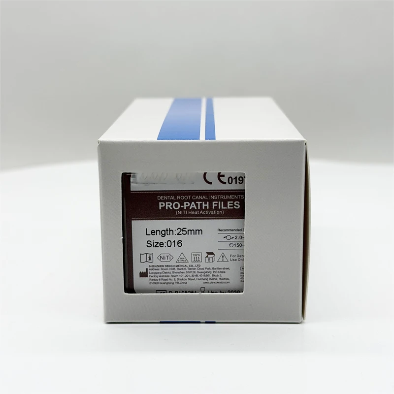 6pcs/box Dental PRO-PATH Files 21/25/31mm Progressively Tapered Design 2-6% Taper Endodontic Files for Root Canal Treatment