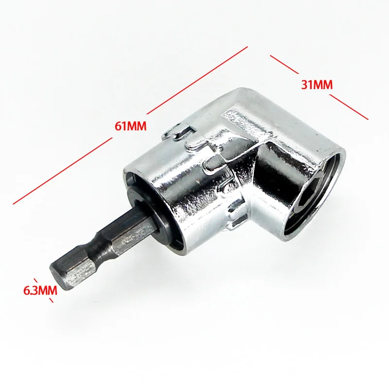 Adaptador de soporte de destornillador de ángulo de 105 grados, boquillas de brocas ajustables, broca de destornillador, destornilladores de cabeza