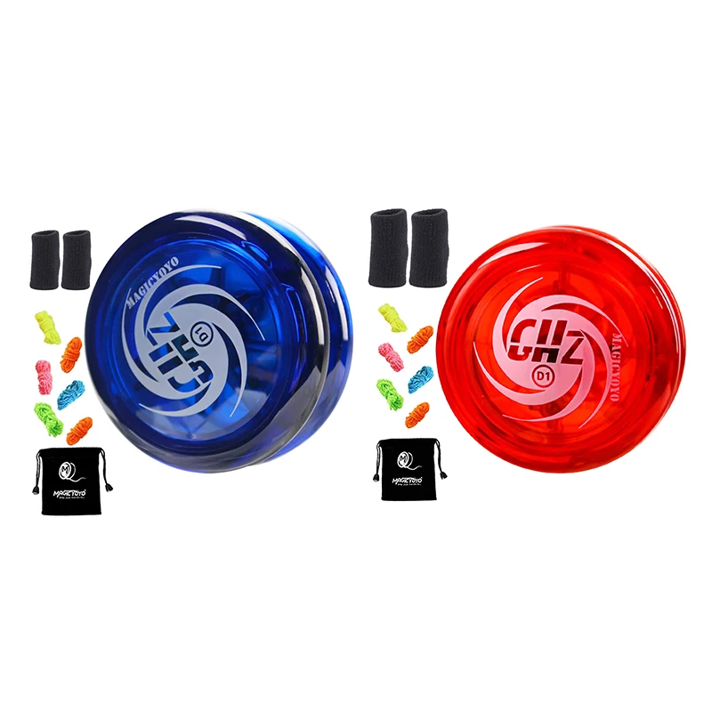 

MAGICYOYO Responsive Yoyo D1 GHZ,Professional Looping Yoyos For Kids Beginner With Yoyo Strings+Finger Cot+Yoyo Ba