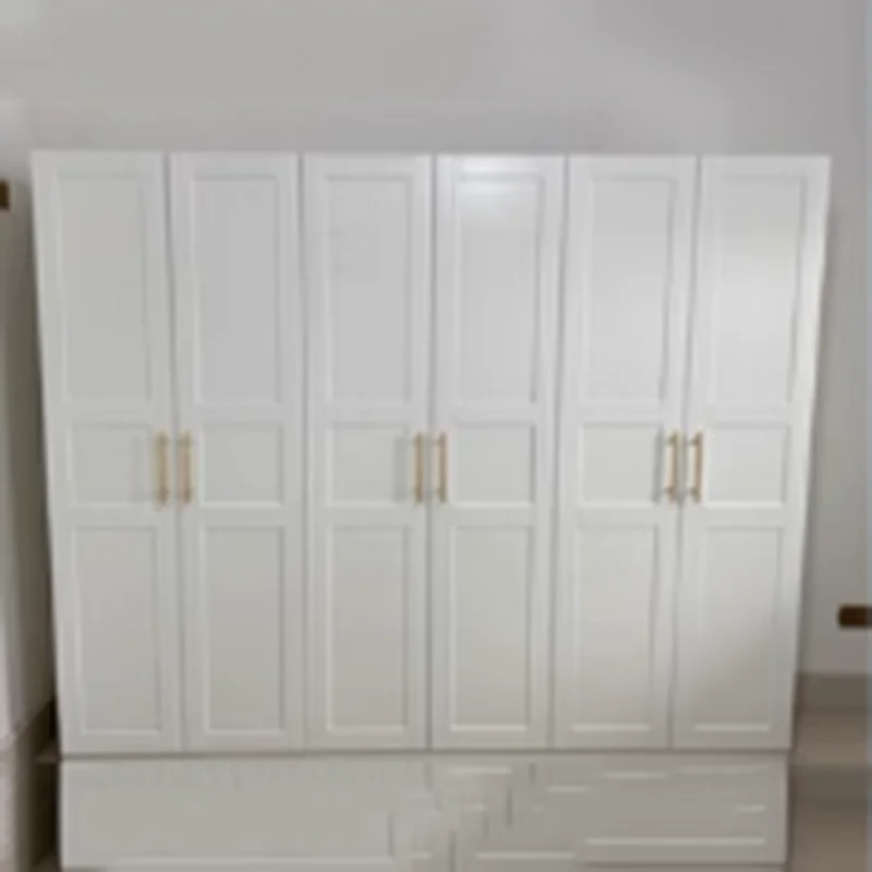 

Nordic Big Tall Wardrobes Pvc Luxury Aesthetic White Storage Wardrobes Bedroom Clothes Wooden Armario De Ropa Home Furniture