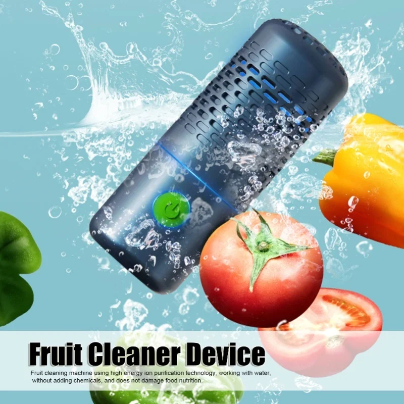 

Fruit Vegetable Cleaning Machine Multifunction Rechargeable Fruit Vegetable Cleaning Purifier For Home Travel