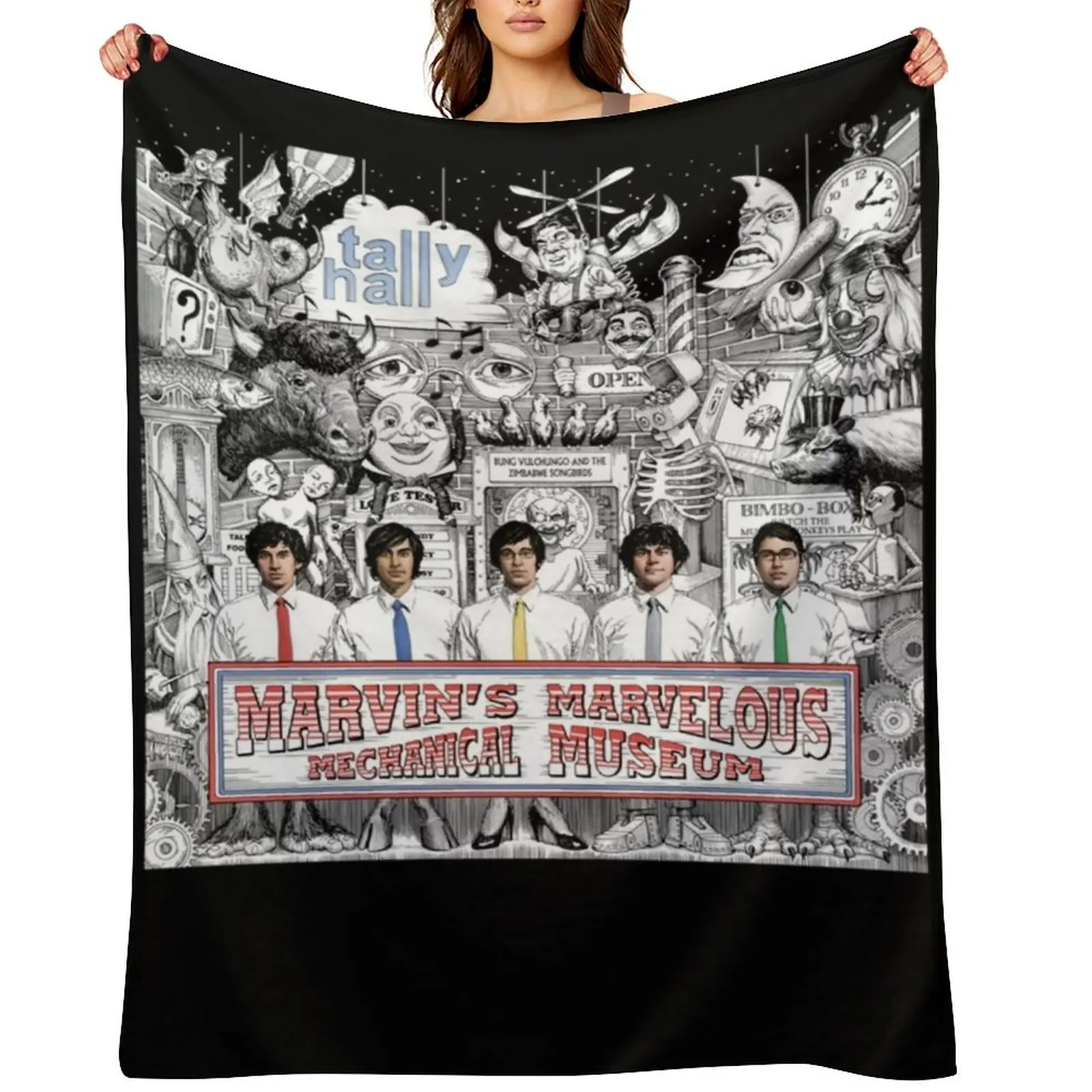 

tally hall Marvin's Marvelous Throw Blanket Extra Large Throw Beach warm for winter sofa bed Blankets