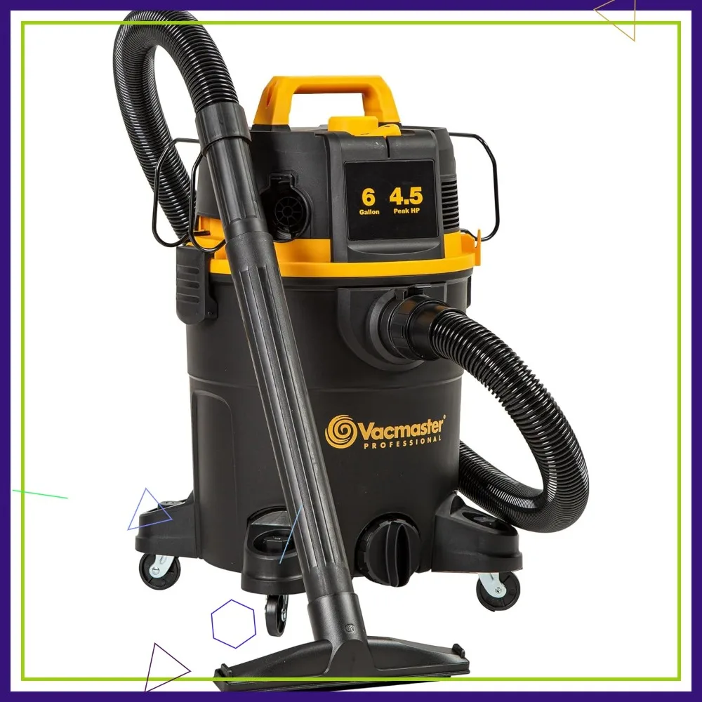 

6 Gallon 4.5 Peak HP Wet/Dry Vacuum with Self-Cleaning Filter System