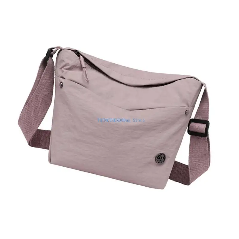 

63HC Women Korean Styles Shoulder Crossbody Bag Commuting Bag Solid Color Bucket Bag