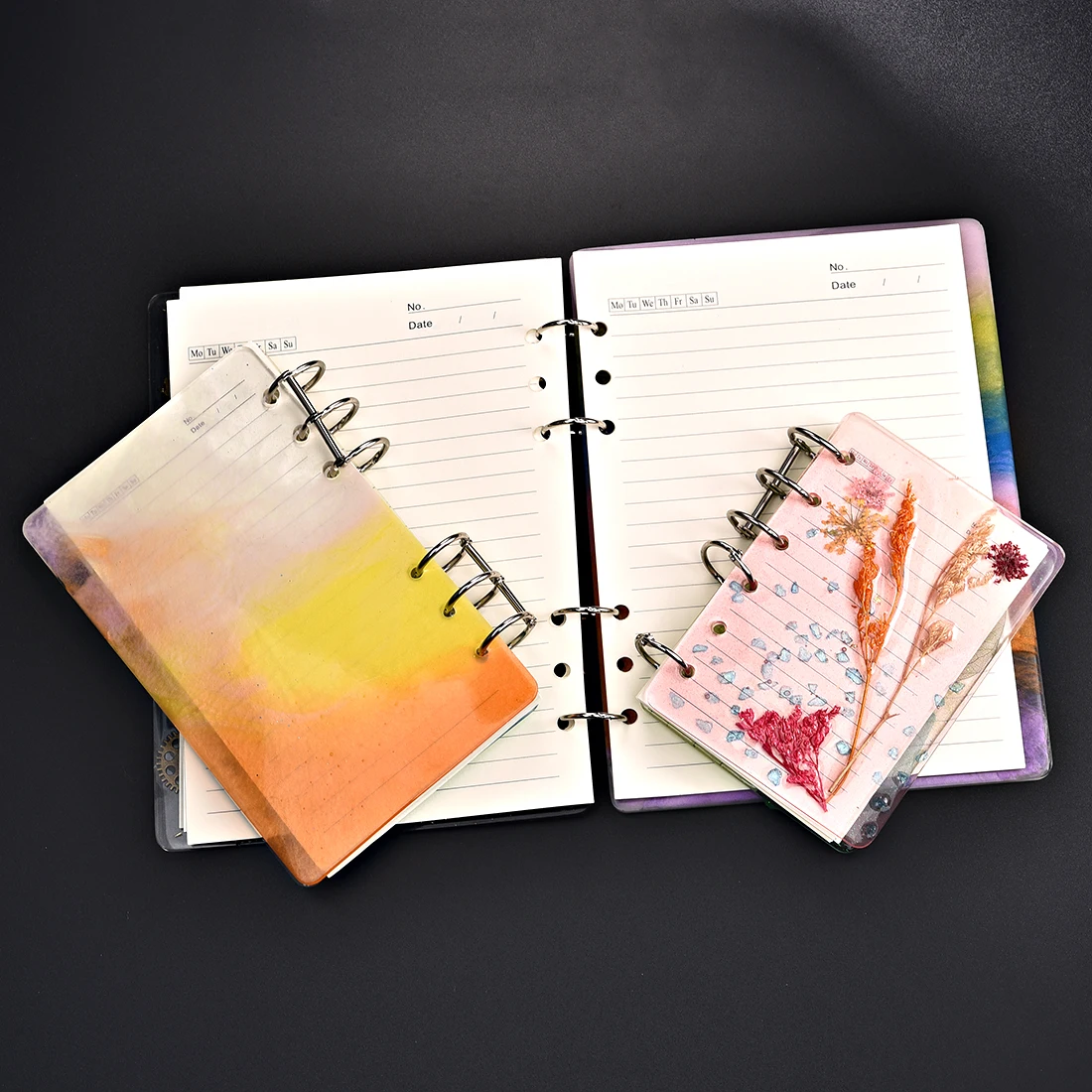 Notebook Cover Resin Mold Transparent Book Moulds DIY Crystal UV Epoxy Silicone Molds Creative Gift Resin Molds Resin Craft