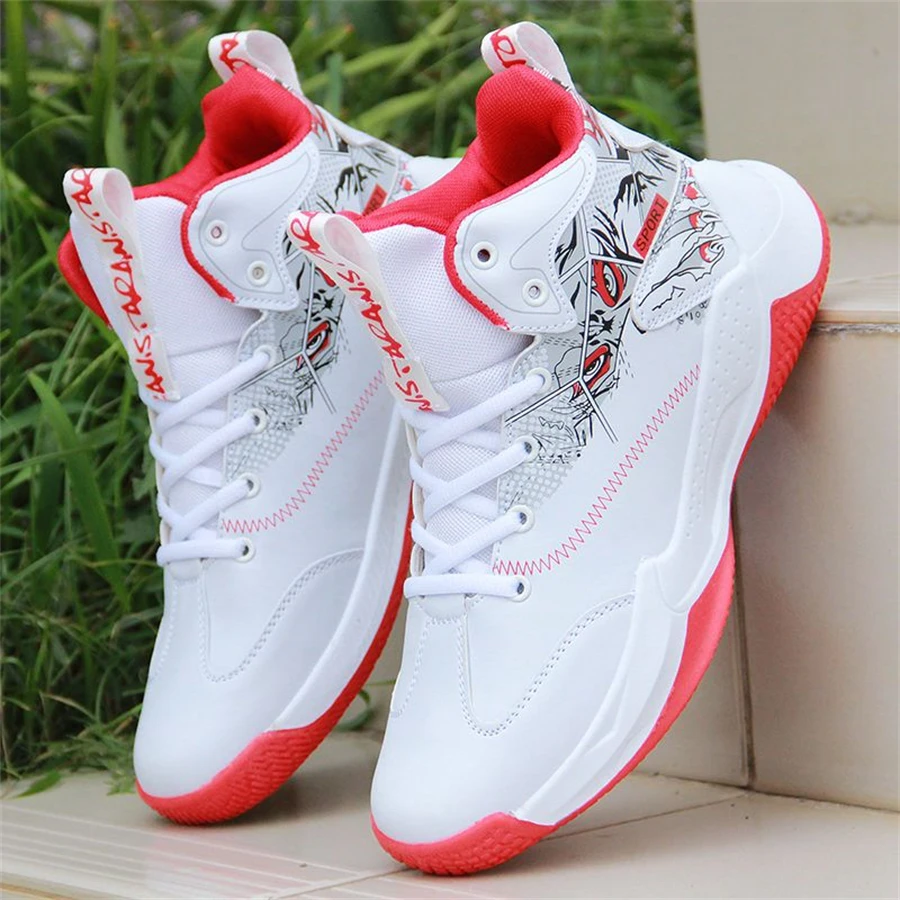 2024 White Basketball Shoes Male Basketball Culture Outdoor Sports Shoes Man Leather Sneakers Walking Shoe Chaussures de Basket