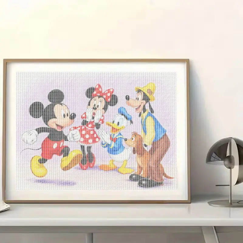 1 шт. 5D DIY полный дрель набор для алмазной живописи, классический Дисней Микки Маус Минни Дональд Дак Гуфи и друзья персонажи мультфильмов Ar