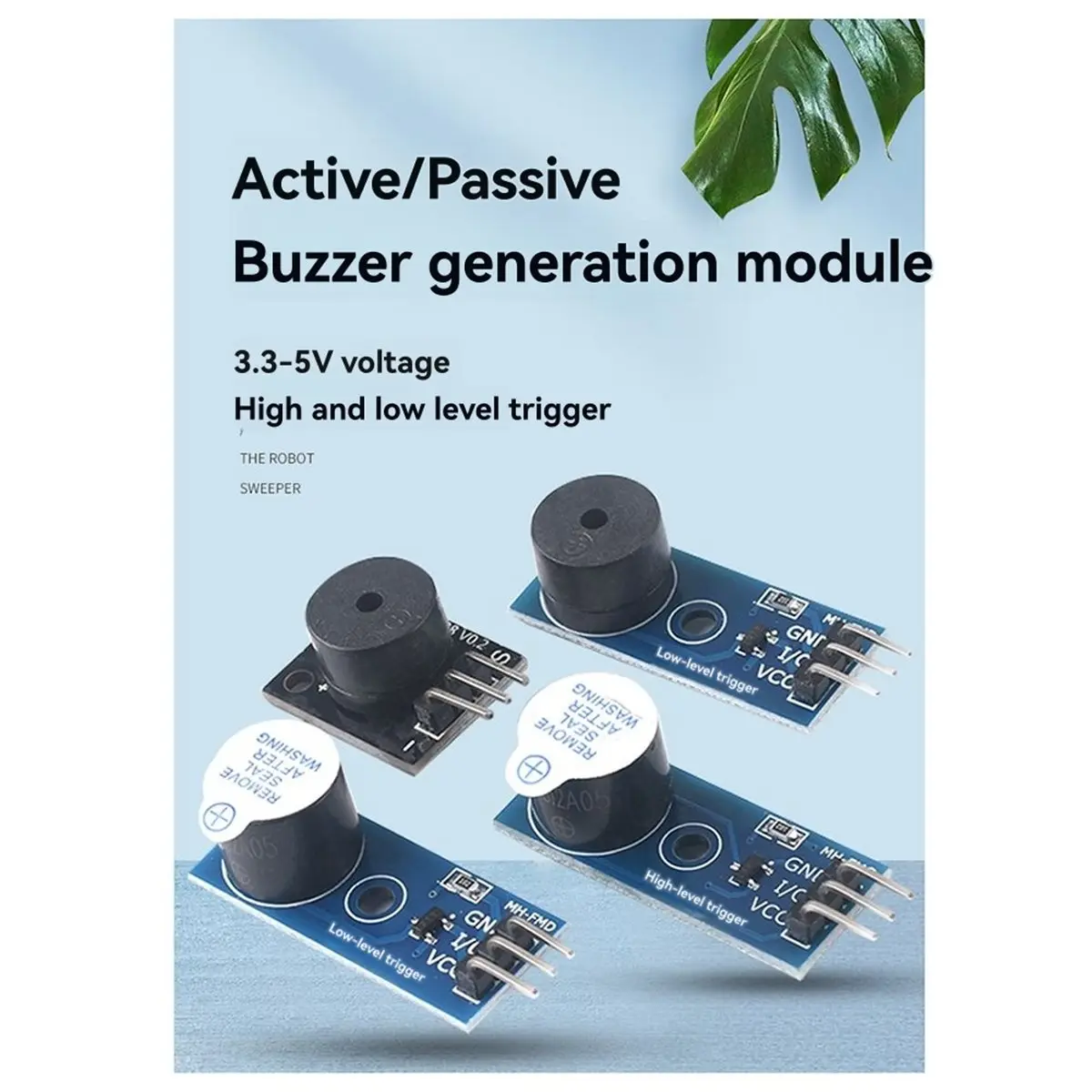 fitfit 30-Piece Active Buzzer Module Electronic Building Blocks Active Buzzer Module High-Level Trigger Buzzer Control Board
