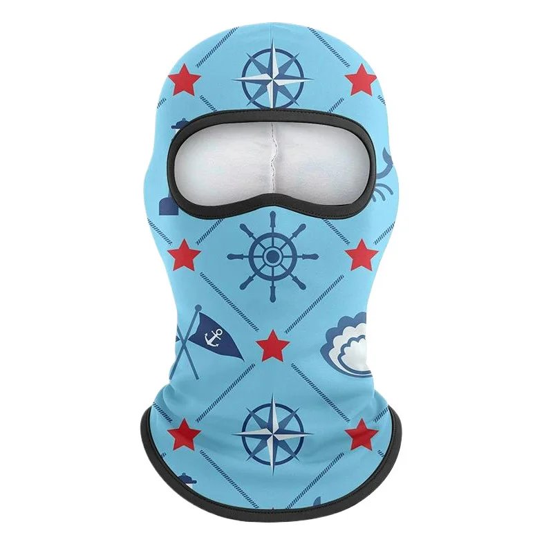 AliExpress Bratyeessi Autumn Winter Cycling Hats for Boys Girls Cartoon Printed Ski Hoods Masks Velvet Thickened Windproof Cold-Proof Kids Balaclava