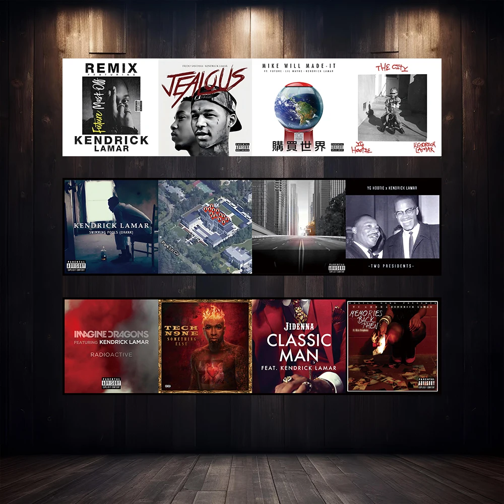 60X240cm The second issue of Kendrick Lamar music album banner polyester print garage wall art outdoor decoration advertisement
