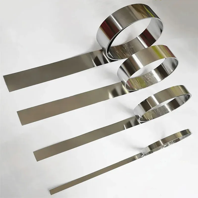 Flexible 301 Stainless Strip 1 Meter Long 0.1-1mm Thin Foil 5-50mm Wide Material