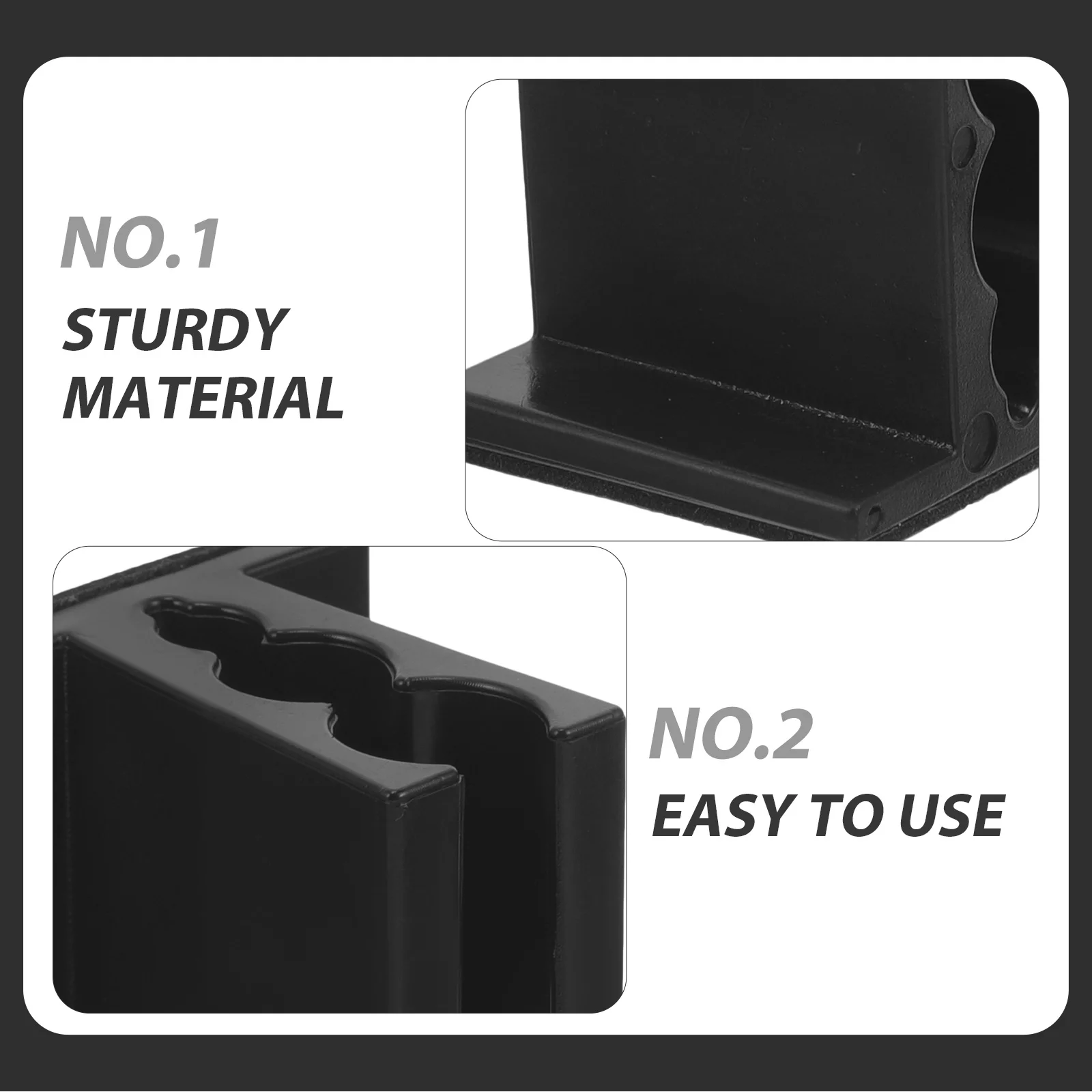 

Microphone Clip Plastic Mic Holder Durable Shockproof Anti Slip Buckle Design Mic Clamp for Speech Recording Live Broadcast