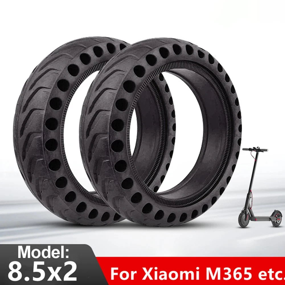 

Solid Rubber 8.5x2 Tyre 8.5 Inch Fits-Xiaomi M365/Pro/1s Electric Scooter Puncture-proof Solid Tire Durable Scooter Accessories