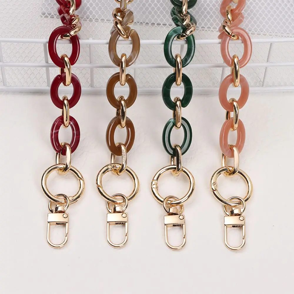 Detachable Fashion Acrylic Resin Bag Chain Casual Handbag Bag Straps Replacement Crossbody Bag Shoulder Bag Accessories