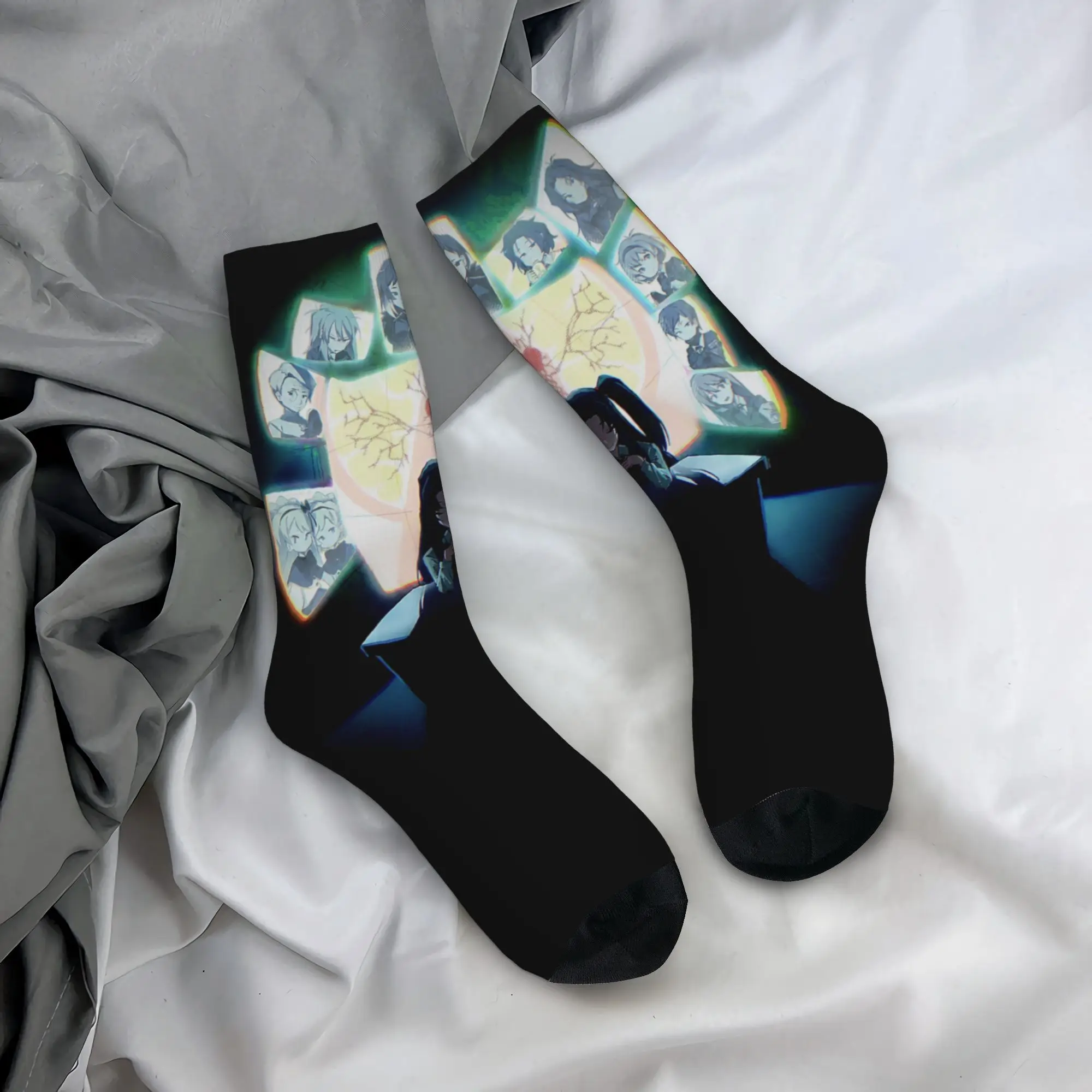Limbus Company Project moon Accessories Men Women Socks Cozy  Sport Crew Socks Cute Birthday Gifts Idea