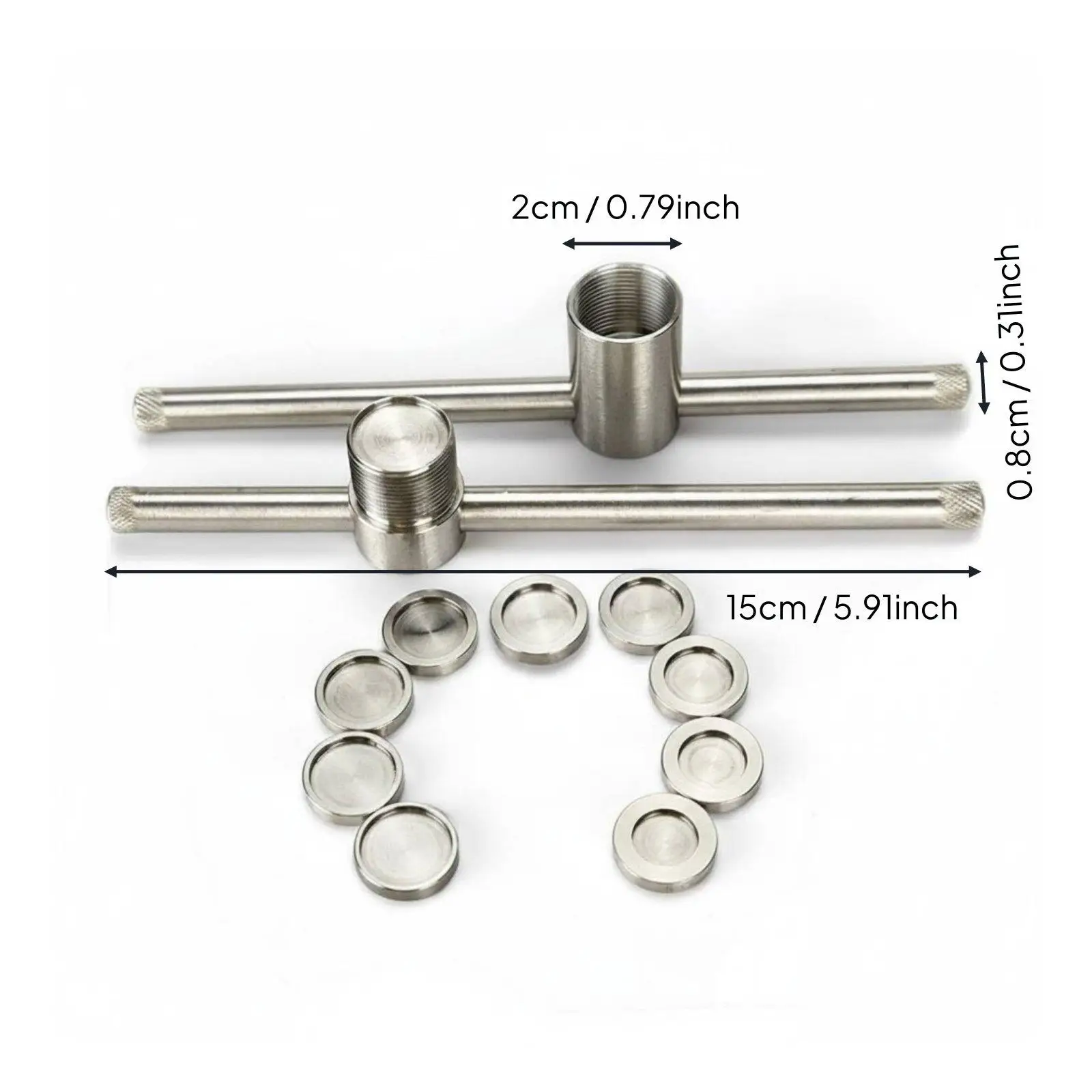 Pool Cue Press Durable Billiard Tip Compressor Tool Precision Snooker Accessory for Billiard Cue Maintenance and Repair