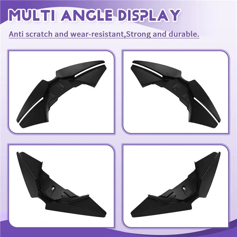Dependable-Motorcycle Front Downforce Spoiler Lower Lip Wind Wing Aerodynamics Fairing Winglets For MT-07 MT07 2025+ - view 4