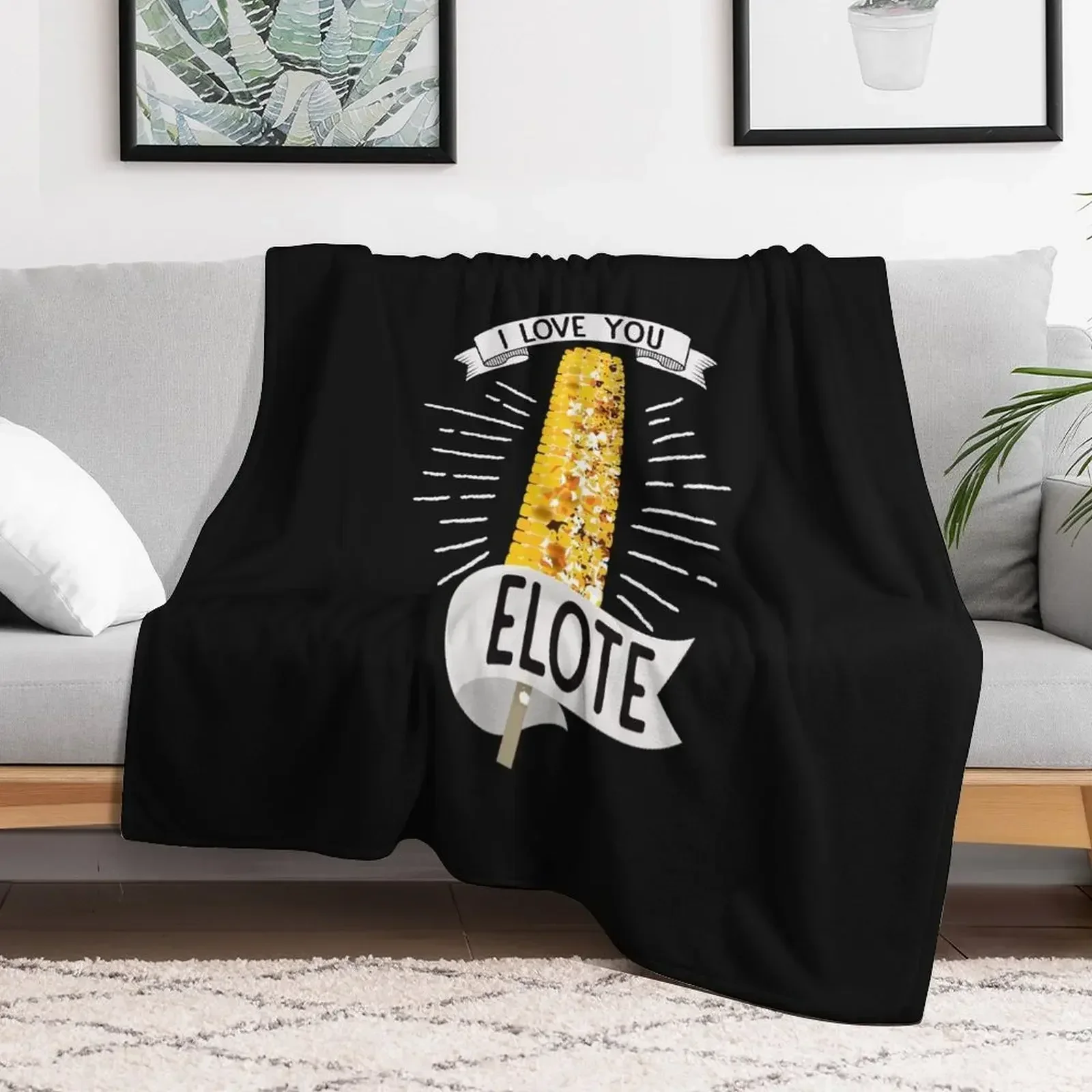 

Funny Latinx Elote Street Food Corn Classic product Throw Blanket Cute Stuffeds Blankets For Bed Blankets
