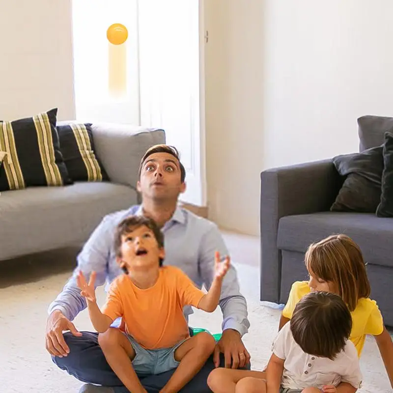 6 قطعة جدار مضيئة الهدف الكرة مصاصة لزجة السقف الكرة الضغط اللعب ضغط الكرة للأطفال الكبار كرات مطاطية ملونة