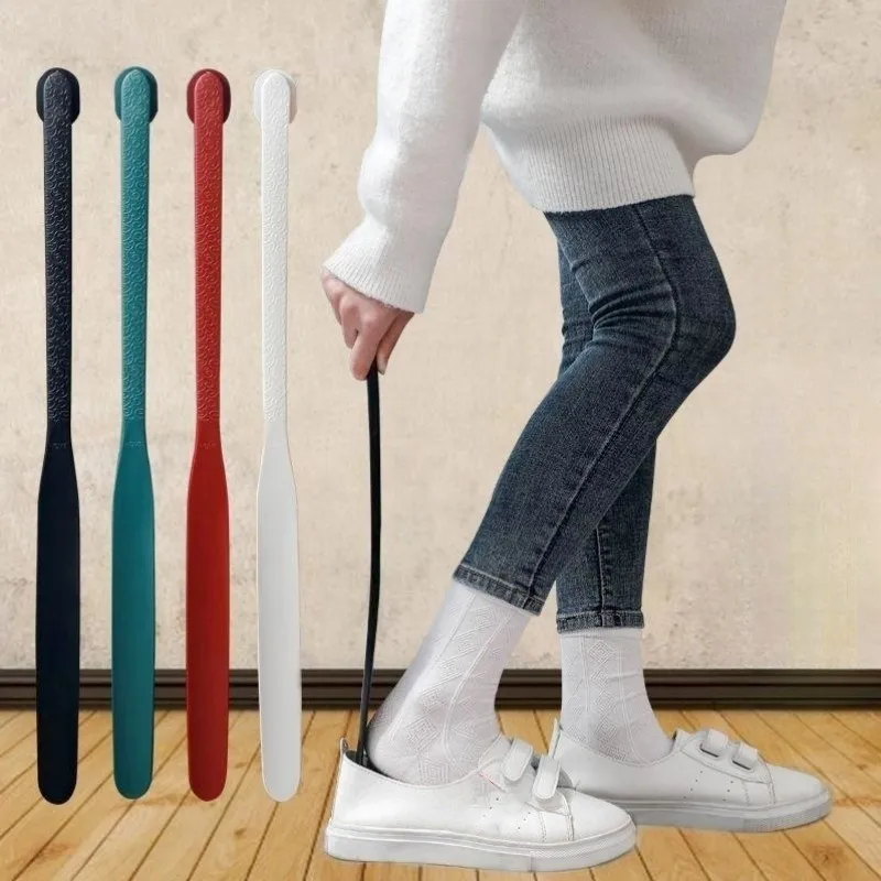 1 szt. Profesjonalny łyżka do butów 45cm długi uchwyt do butów łyżka do butów przydatny podnośnik do butów wytrzymały, łyżka do butów elastyczny łyżka do butów