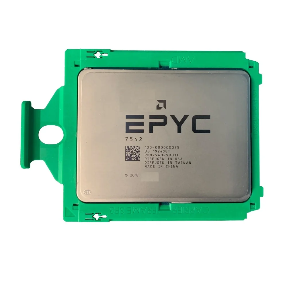 

Массовый процессор EPYC 7542 Процессор 32 ядра 64 потока Базовые часы 2,9 ГГц До 3,4 ГГц PCIE 4,0 225 Вт L3 Кэш 128 МБ Для сервера