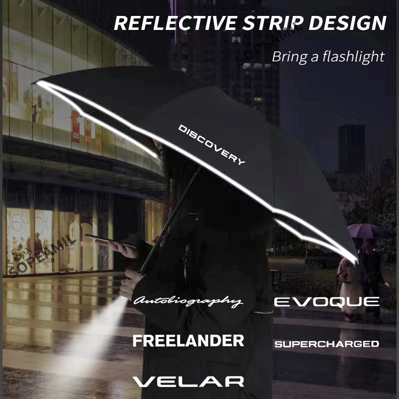 For Land Rover Range Discovery 3 4 Autobiography Evoque Velar Car Automatic Folding Sun Protection Umbrella Reflective Sunshade