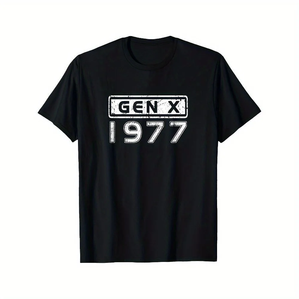 

Gen X 1977 Birthday Generation X Reunion Retro Vintage Gift T-Shirt