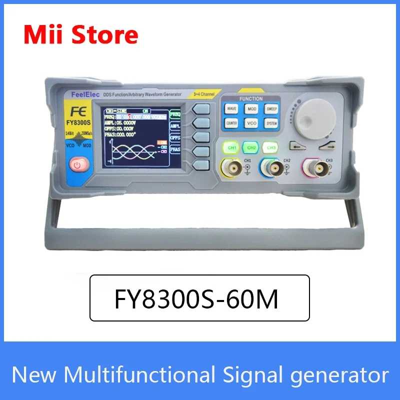 

FY8300S-60Mhz Three channel Waveform Function Signal Generators,with Ultra-fine waveform dynamic waveform display