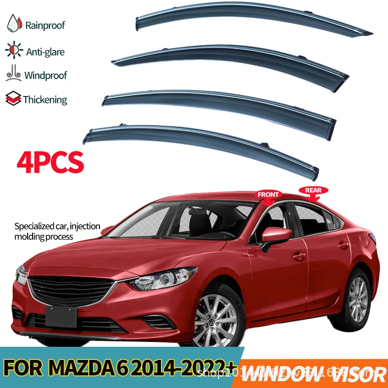 

Suitable for Mazda 6 sunny and rainy weather deflector rain eyebrow MAZDA 6 ATENZA Window viso