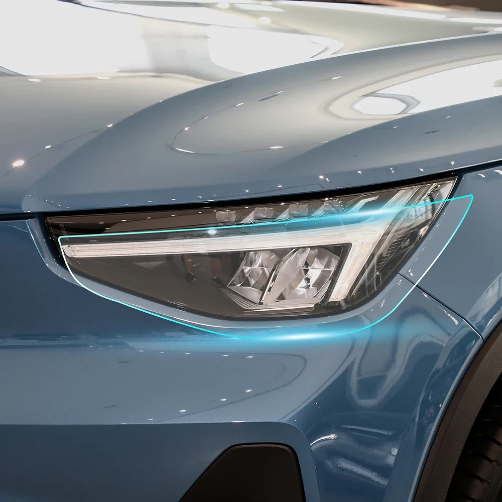 

For Volvo XC40 Recharge 2023 2024 2025 TPU B Pillars Headlight Rearview Paint Protection Film Anti Scratch Pre Cut PPF