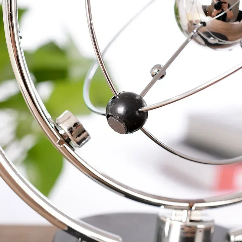 Newton Pendulum Ball Cradle Dynamic Balancing Physics Toy Creative Desktop Decor Handicraft Ornament view 4