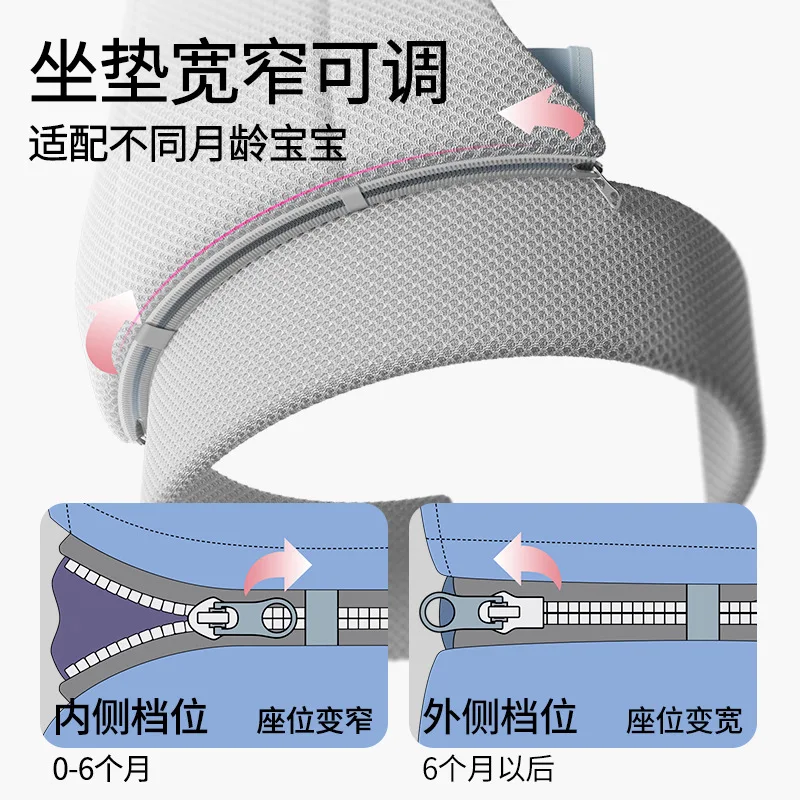 كرسي خصر للأطفال، محمول بسيط، حامل أطفال أمامي، نوع يحمل الطفل، أداة تثبيت مزدوجة الأغراض