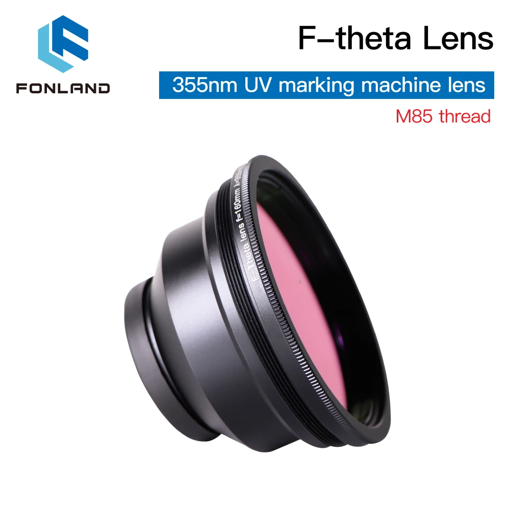 Fonland M85 Scan UV F-theta Lens 355nm Focal length F160-420mm Scan Field 110x110-330x330 For UV Laser Galvo System