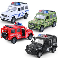 5 Style Simulated Fire Fighting Scene Car Mini Pull Back Toy Vehicle Model Wind Up Police Truck Ambulance for Children Boys Gift