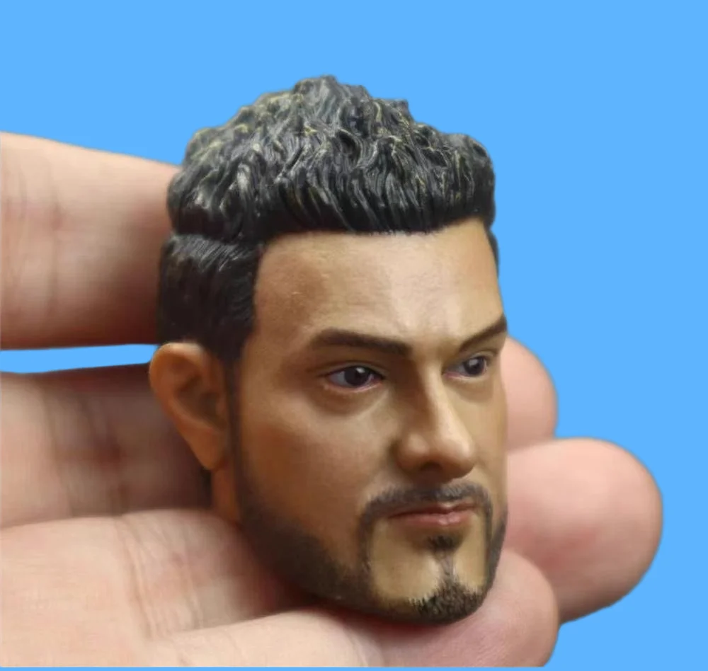 Na sprzedaż: Rzeźba głowy Aamira, aktora indyjskiego, w skali 1/6, wykonana z PVC, model zabawki do samodzielnego montażu dla figurek akcji 12-calowych PH COO.