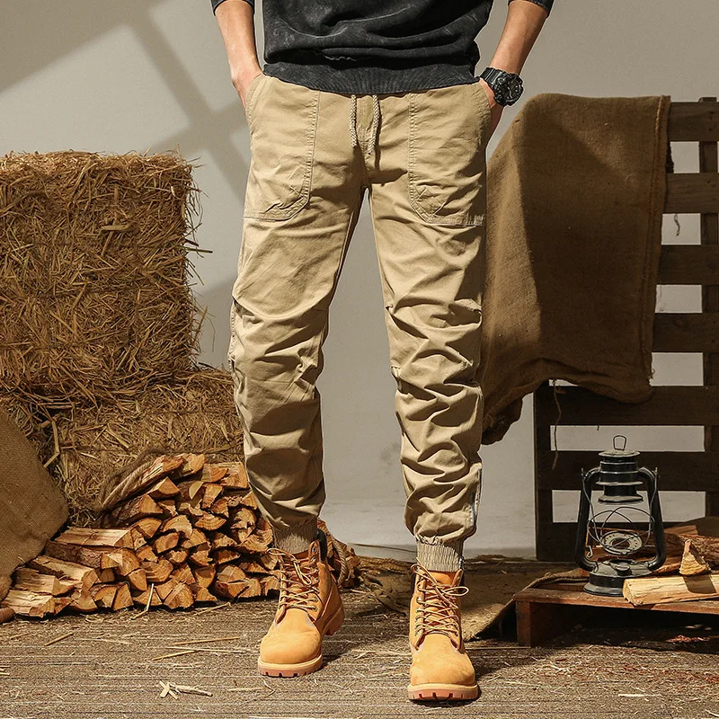 2023 Autumn/Winter New Workwear Pants for Men's Loose Feet Versatile and Casual