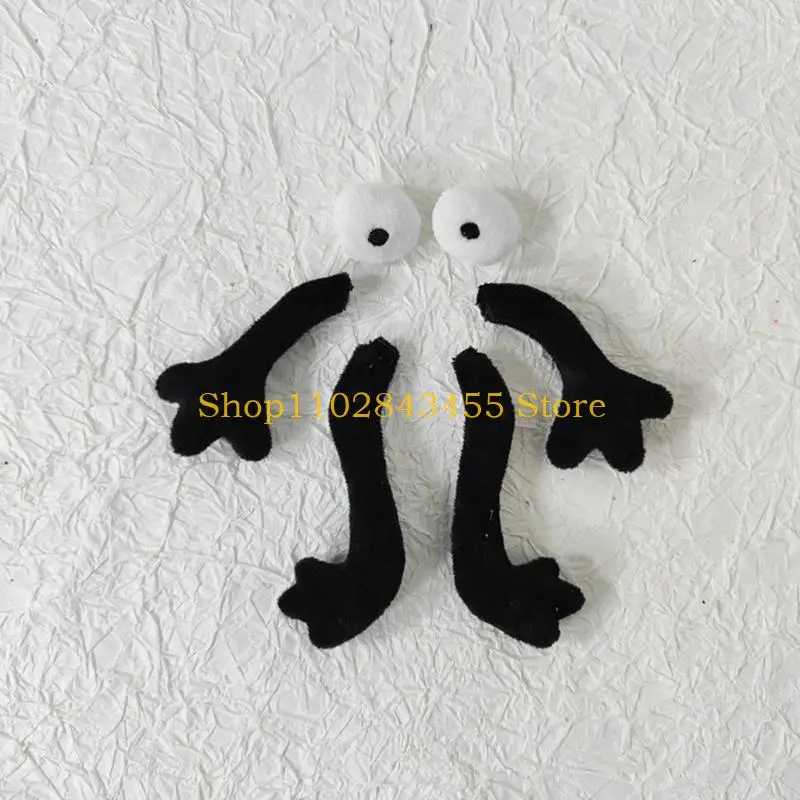 49MC 1set 귀여운 안구/사지 모양 패치 DIY 머리핀 크리 에이 티브 액세서리 의류 가방 헤어 바레트 키 체인 장식