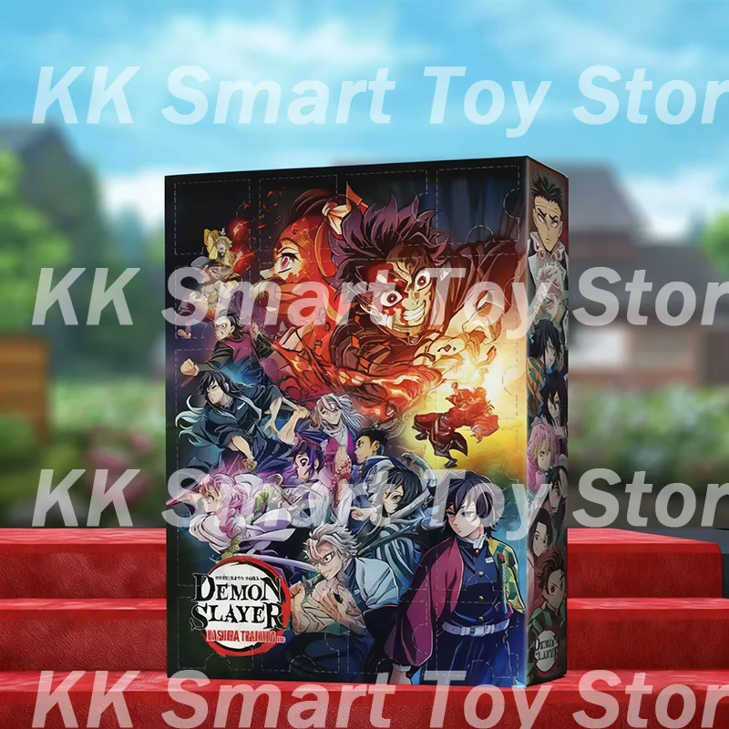 ปฏิทินนับถอยหลังดาบพิฆาตอสูร 24 วัน กล่องเซอร์ไพรส์ ของเล่นสะสม ฟิกเกอร์การ์ตูน ของขวัญคริสต์มาสสำหรับเด็ก มีสินค้าในสต็อก