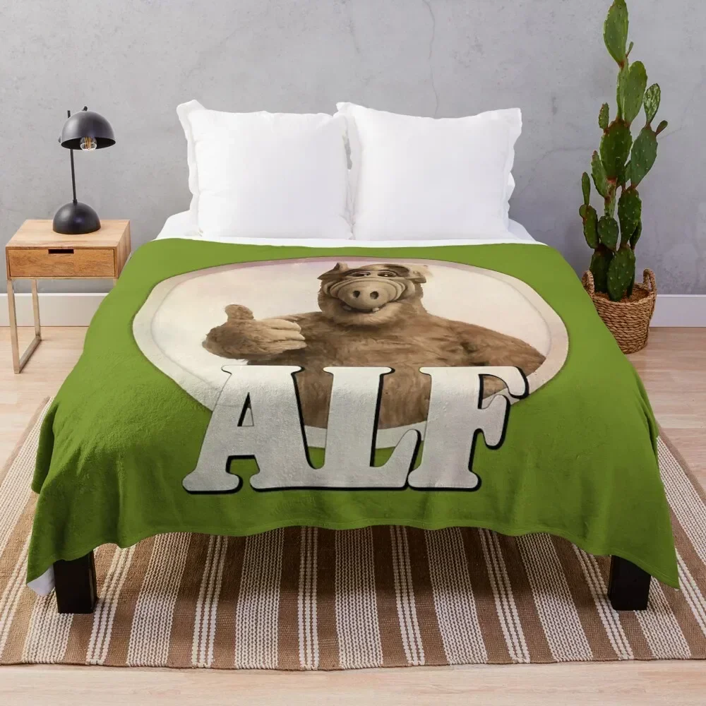 ALF Throw Blanket Durable Warm Blanket for Daily Home Use
