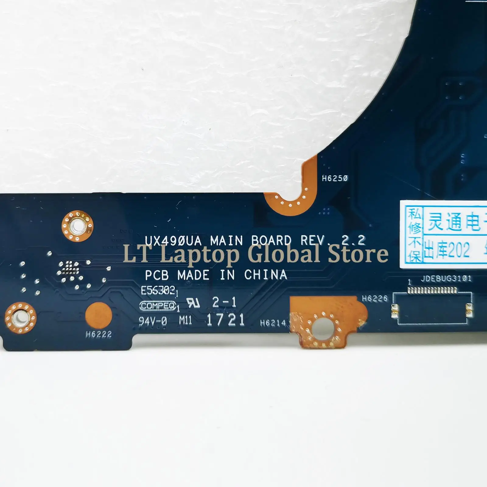 Imagem -04 - Placa-mãe Portátil para Asus Zenbook Ux490uak Ux490 Ux490ua Ux490uar Cpu i5 i7 7ª 8ª Geração 8g 16g Ram