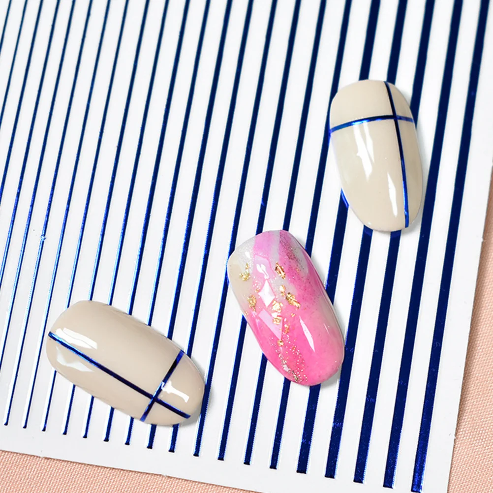 

5pcs Stickers Shiny Nail Tip Decals For Women Diy Manicure Christmas Halloween Party Nail Tattoos Decorations