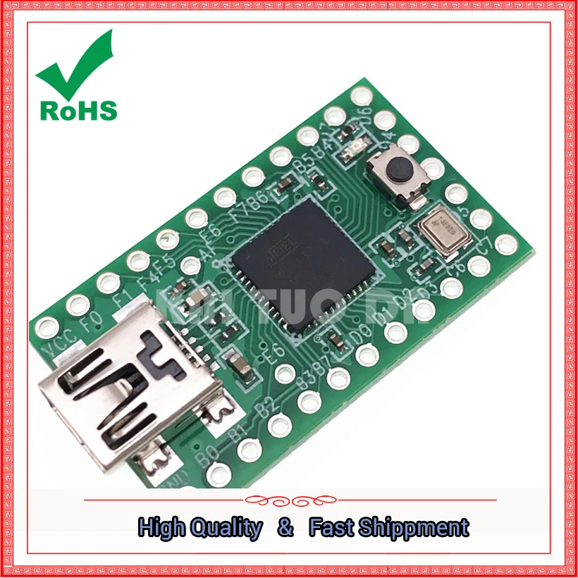 لوحة تطوير Teensy 2.0 USB AVR لوحة تجريبية للوحة المفاتيح والماوس ISP U Disk teensy2.0 Module