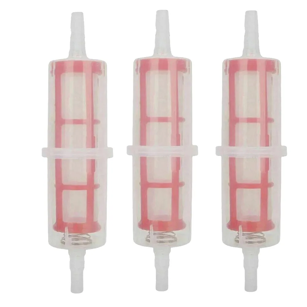 Large Inline Diesel Fuel Filter Plastic Motorcycle Car Fuel Filters Universal Automobiles Replacement Accessories 3PCS
