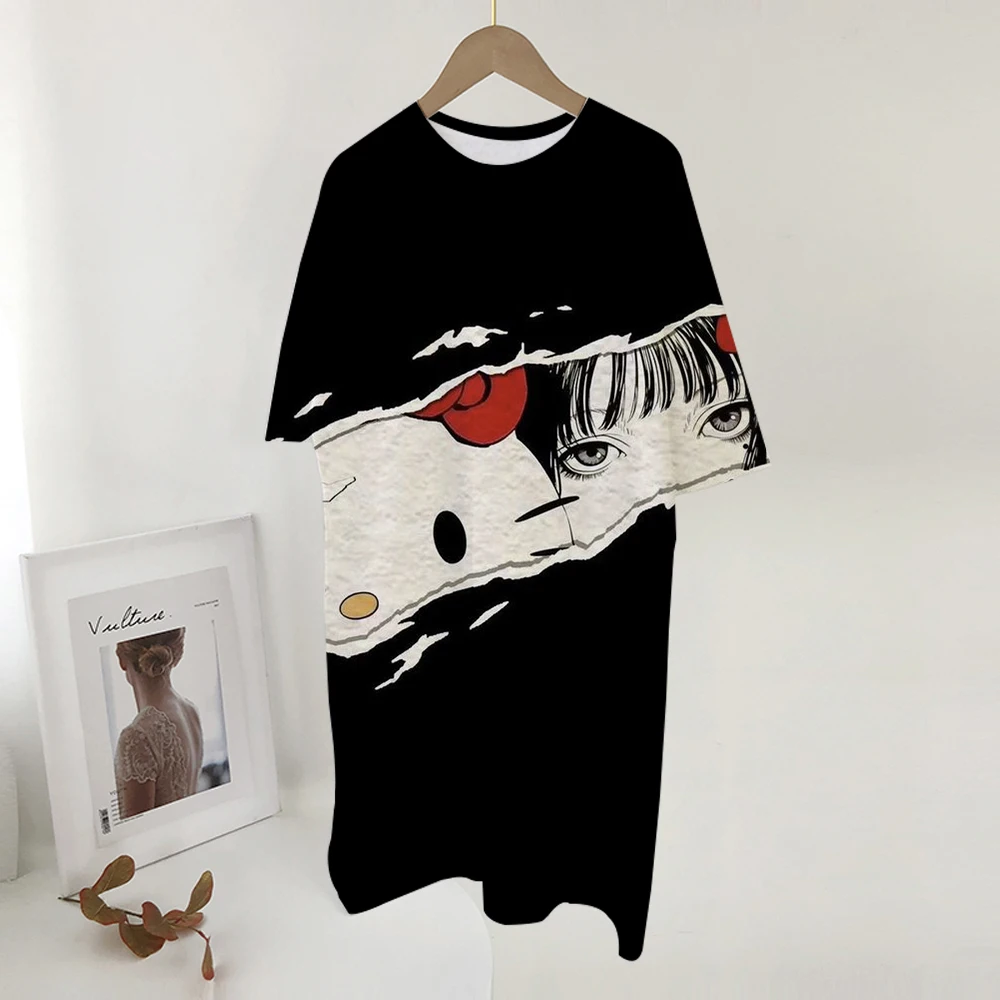 ฤดูร้อน Hello Kitty พิมพ์ชุดเสื้อยืดผู้หญิงชุดขายร้อนใหม่ตรงชุดลําลองเสื้อผ้าขนาดใหญ่